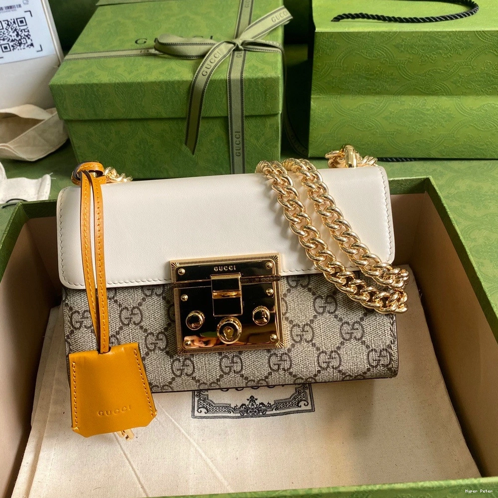 Hyper Peter GUCCI small bag padlock shoulder 0804